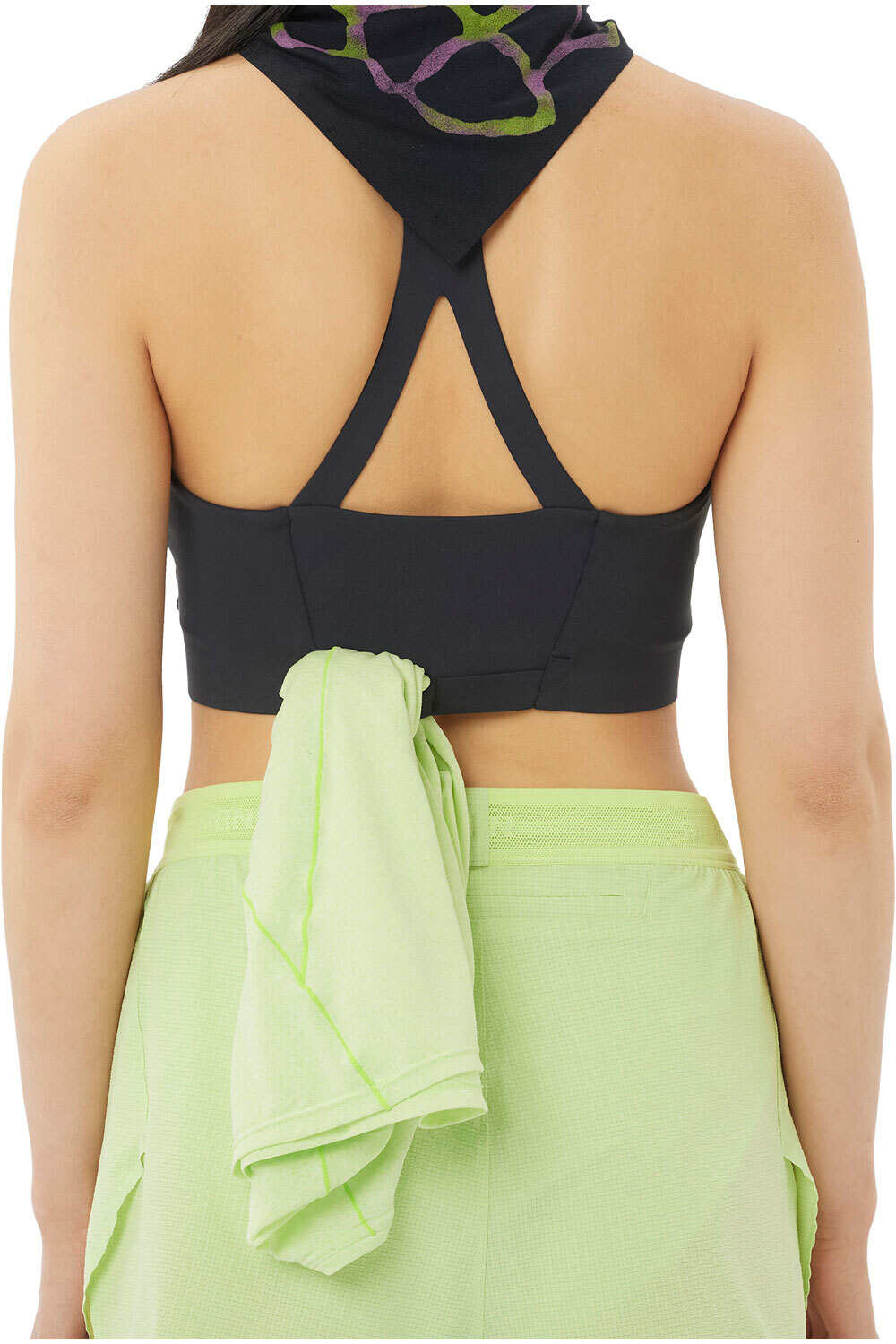 Salomon body running mujer SHKOUT BLISS NEGRO vista detalle