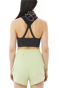 Salomon body running mujer SHKOUT BLISS NEGRO vista trasera
