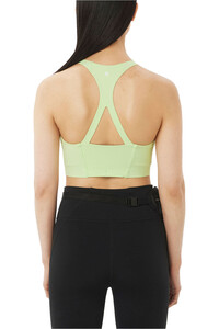 Salomon body running mujer SHKOUT BLISS VERDE vista trasera