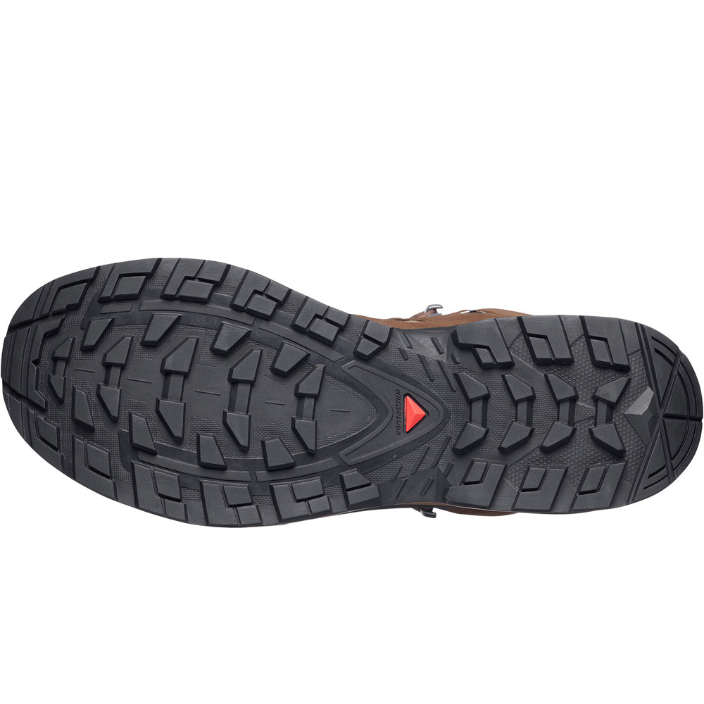Salomon bota trekking hombre QUEST 5 GORE-TEX M MARRON vista superior