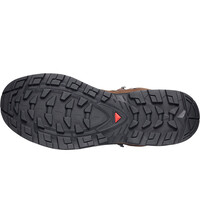 Salomon bota trekking hombre QUEST 5 GORE-TEX M MARRON vista superior