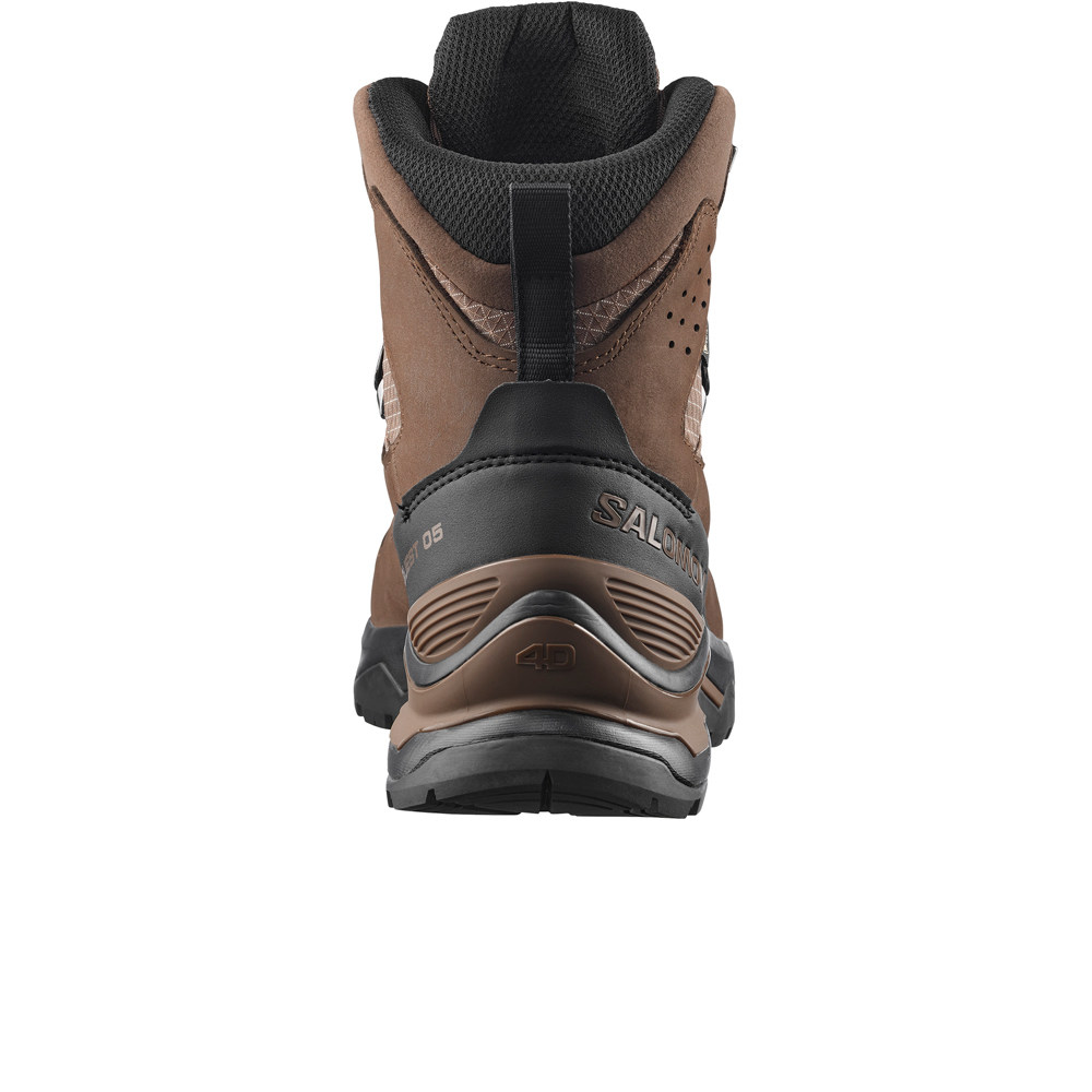 Salomon bota trekking hombre QUEST 5 GORE-TEX M MARRON vista trasera