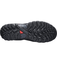 Salomon bota trekking hombre SHELTER CS WATERPROOF NEGRO vista superior