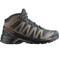 Salomon bota trekking hombre X-ADVENTURE RECON MID GORE-TEX GRIS lateral exterior