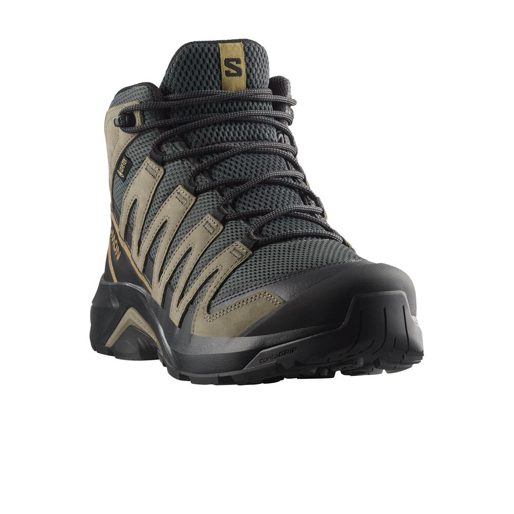 Salomon bota trekking hombre X-ADVENTURE RECON MID GORE-TEX GRIS lateral interior