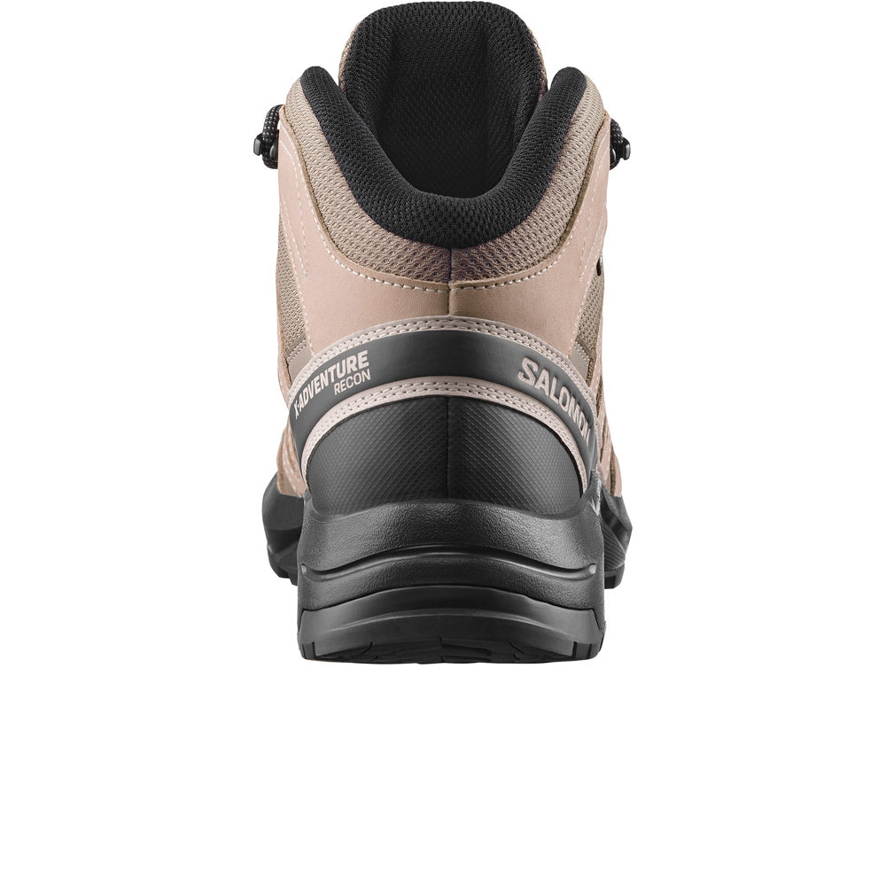 Salomon bota trekking hombre X-ADVENTURE RECON MID GORE-TEX MARRON vista trasera