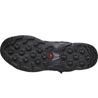 Salomon bota trekking hombre X-ADVENTURE RECON MID GORE-TEX NEGRO vista superior