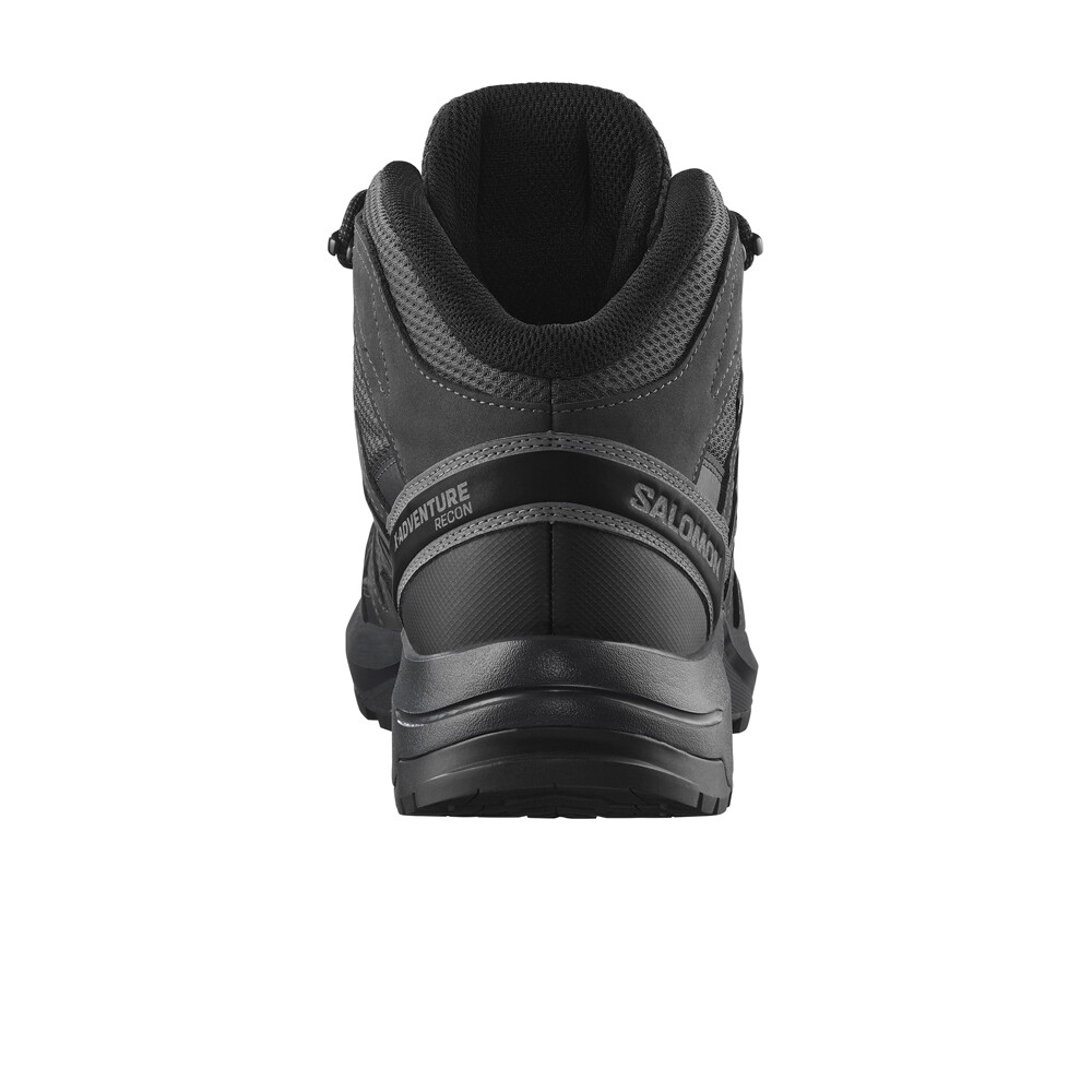 Salomon bota trekking hombre X-ADVENTURE RECON MID GORE-TEX NEGRO vista trasera