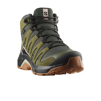 Salomon bota trekking hombre X-ADVENTURE RECON MID GORE-TEX VERDE lateral interior