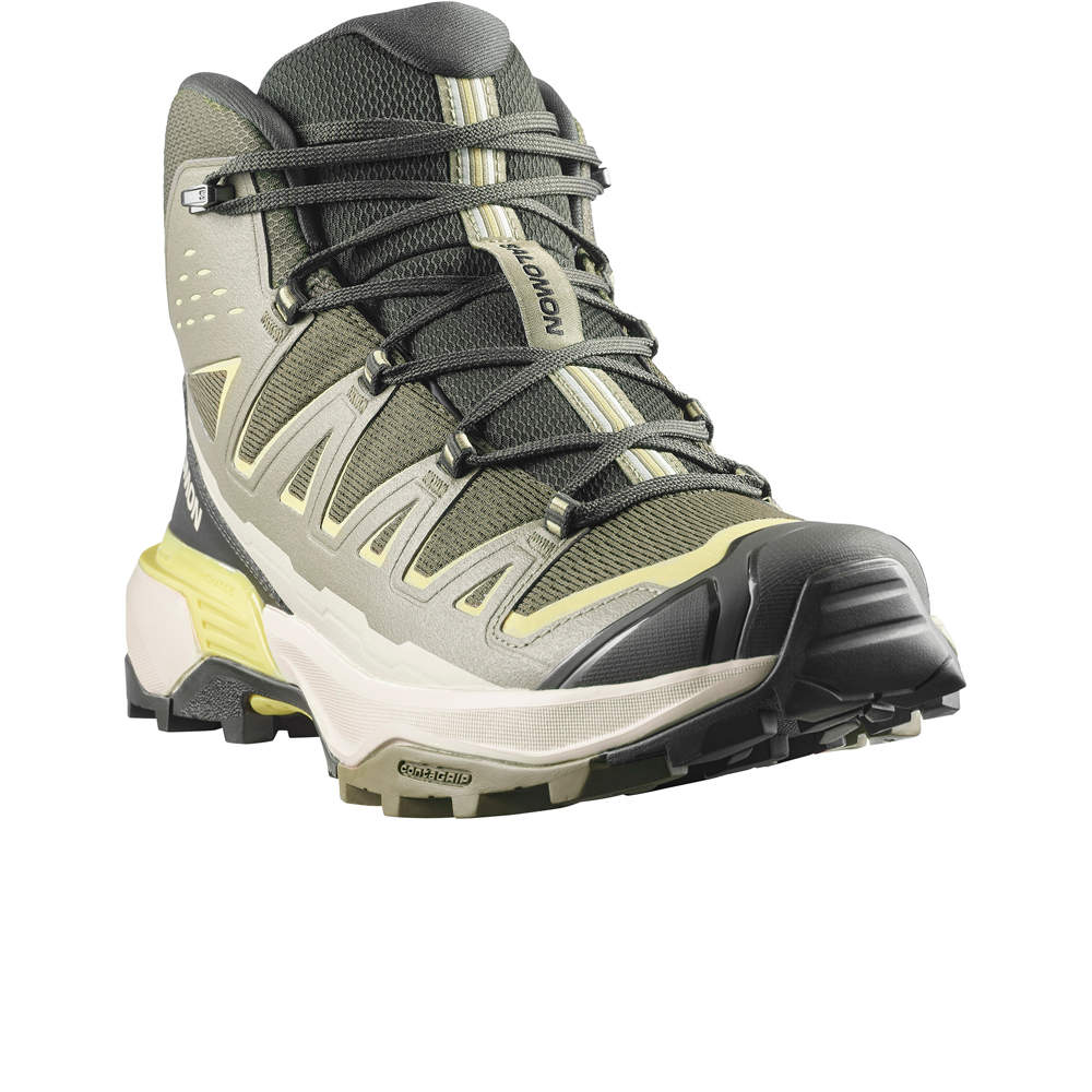 Salomon bota trekking hombre X ULTRA 360 EDGE MID GORE-TEX VERDE lateral interior