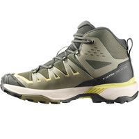 Salomon bota trekking hombre X ULTRA 360 EDGE MID GORE-TEX VERDE puntera