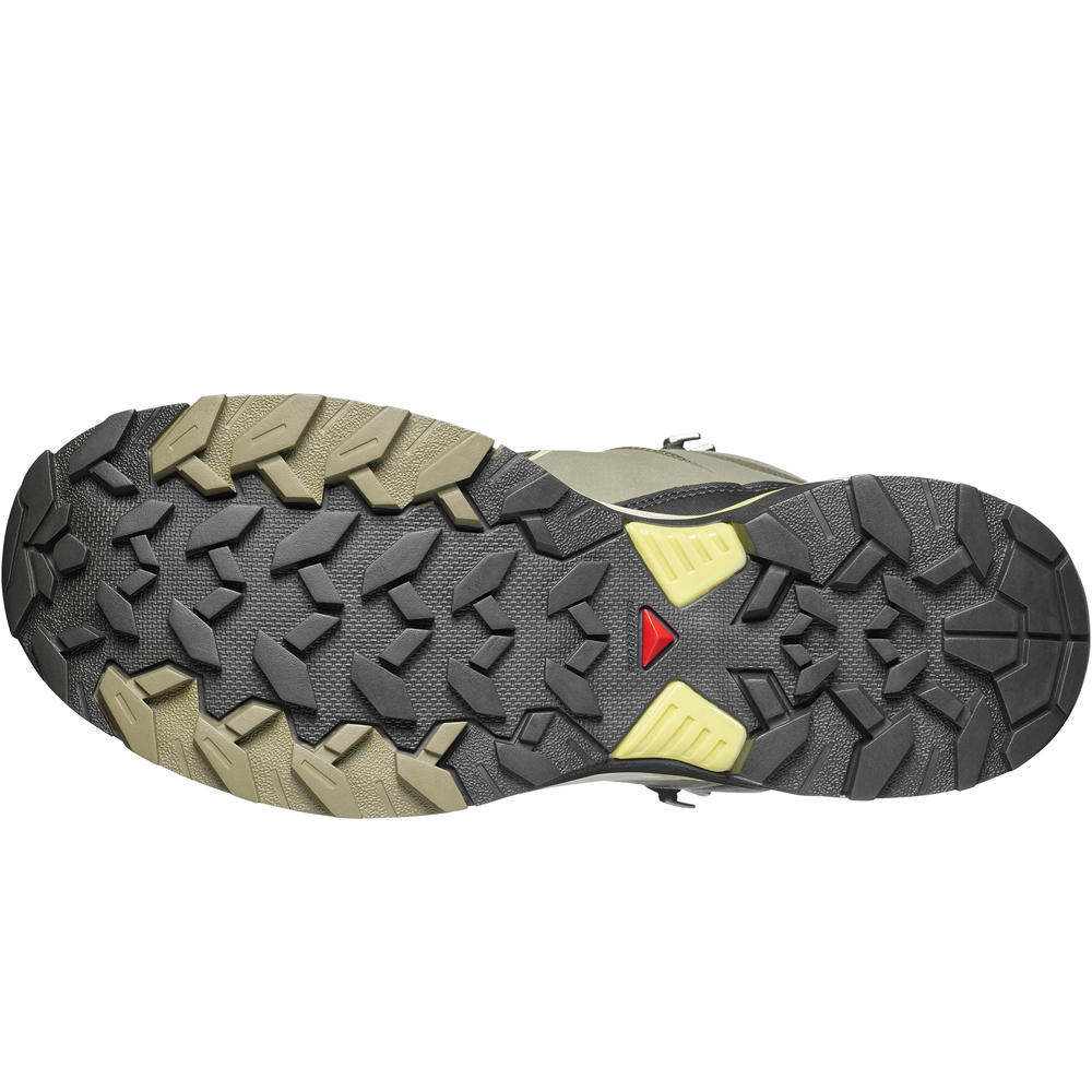 Salomon bota trekking hombre X ULTRA 360 EDGE MID GORE-TEX VERDE vista superior
