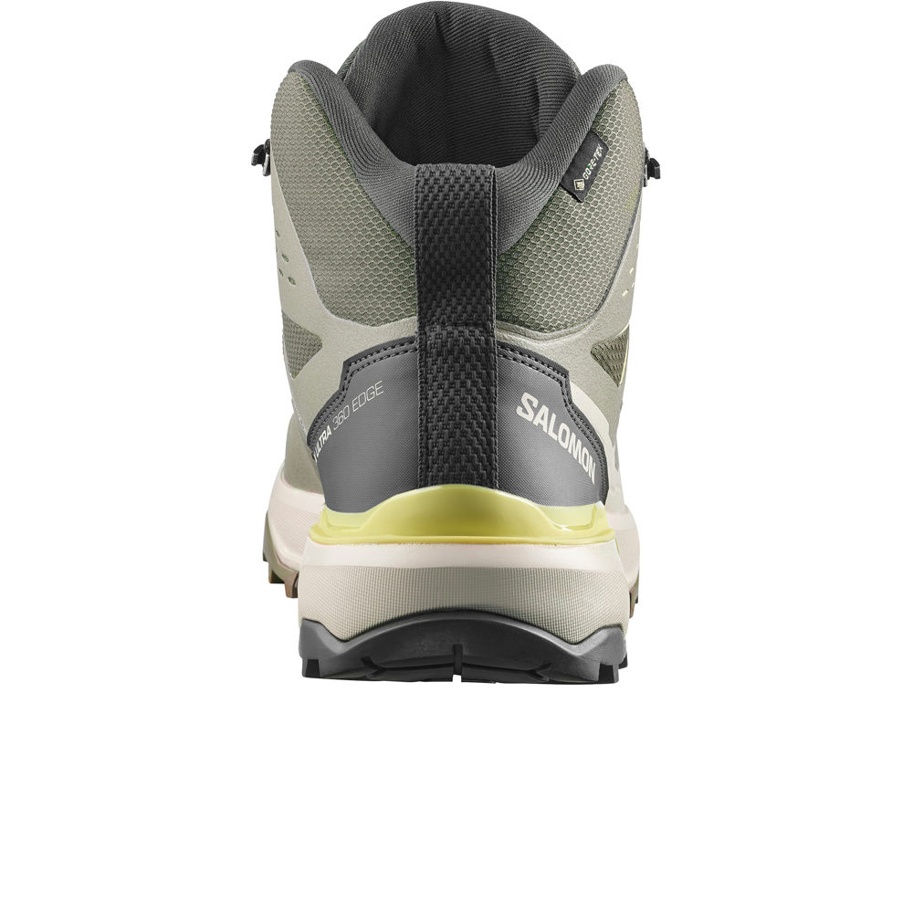 Salomon bota trekking hombre X ULTRA 360 EDGE MID GORE-TEX VERDE vista trasera