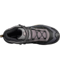 Salomon bota trekking hombre X ULTRA 5 MID GORE-TEX GRIS vista superior