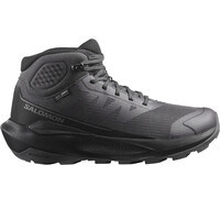 Salomon bota trekking mujer ELIXIR TOUR MID WATERPROOF GRIS lateral exterior