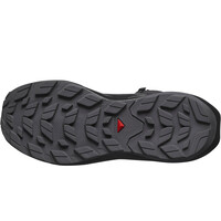 Salomon bota trekking mujer ELIXIR TOUR MID WATERPROOF GRIS vista trasera