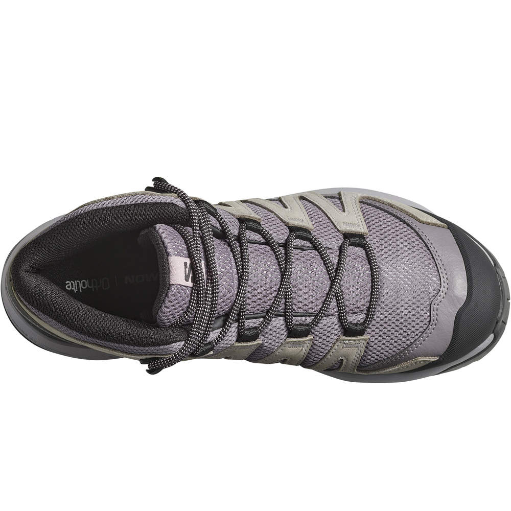 Salomon bota trekking mujer X-ADVENTURE RECON MID GORE-TEX GRIS 05
