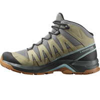 Salomon bota trekking mujer X-ADVENTURE RECON MID GORE-TEX GRIS lateral interior