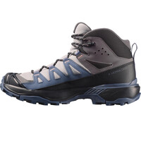 Salomon bota trekking mujer X ULTRA 360 MID GORE-TEX GRIS lateral interior