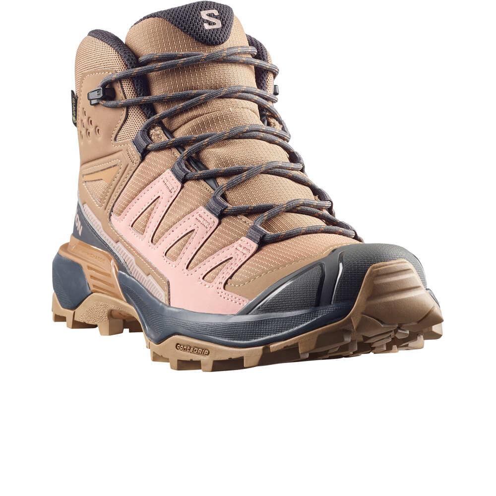 Salomon bota trekking mujer X ULTRA 360 MID GORE-TEX MARRON lateral interior