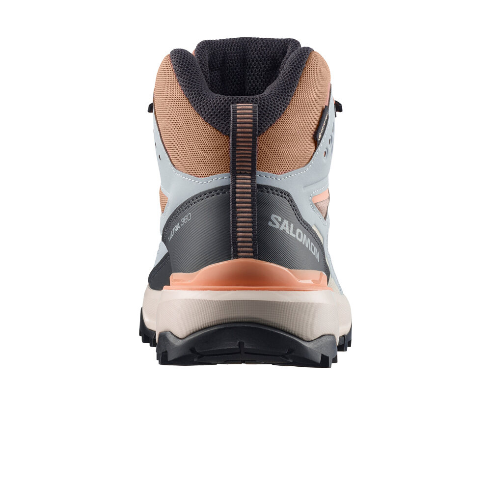 Salomon bota trekking mujer X ULTRA 360 MID GORE-TEX MARRON vista trasera