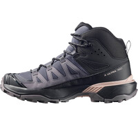 Salomon bota trekking mujer X ULTRA 360 MID GORE-TEX ROSA puntera