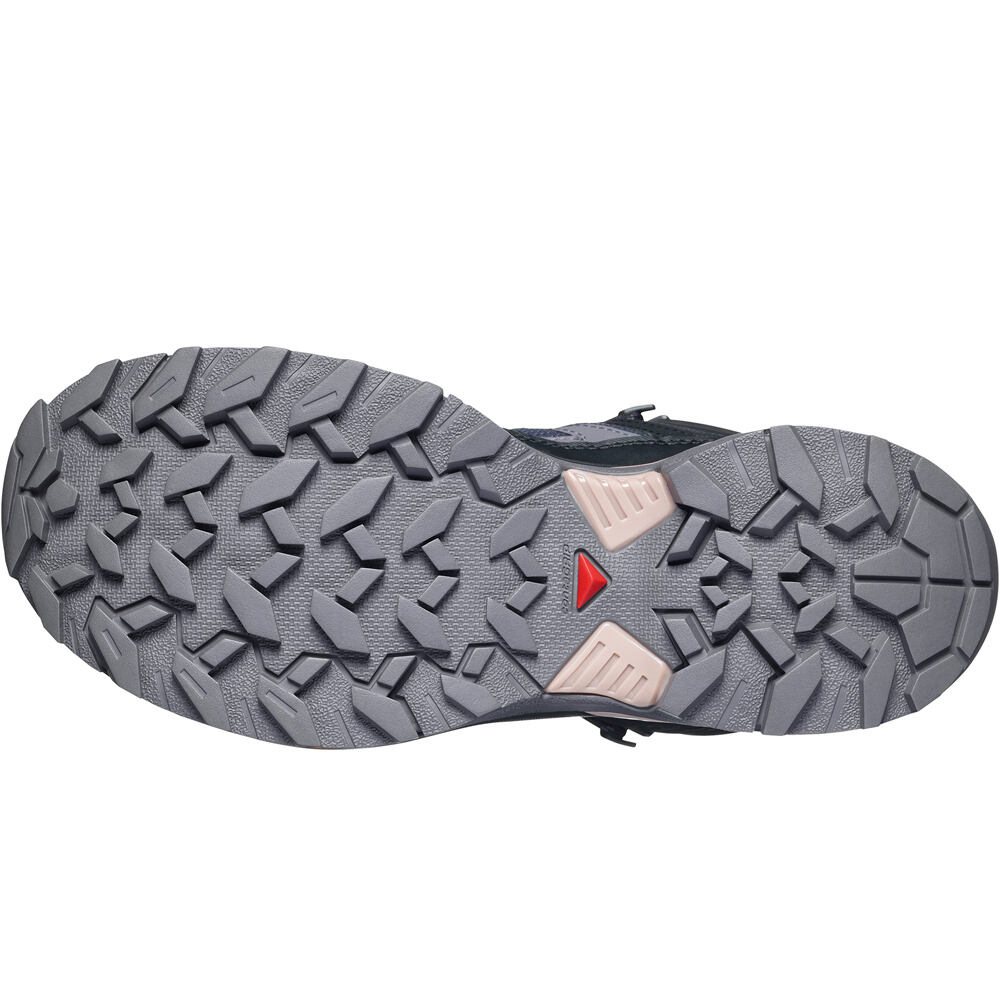 Salomon bota trekking mujer X ULTRA 360 MID GORE-TEX ROSA vista superior