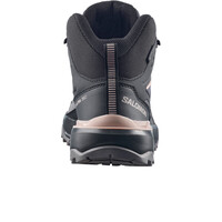 Salomon bota trekking mujer X ULTRA 360 MID GORE-TEX ROSA vista trasera