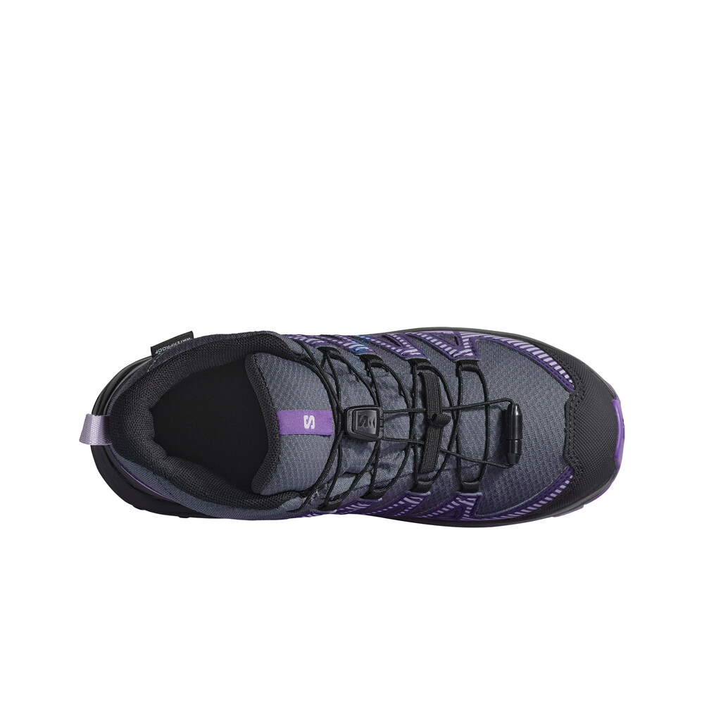 Salomon bota trekking niño XA PRO V8 MID WATERPROOF GRIS 05