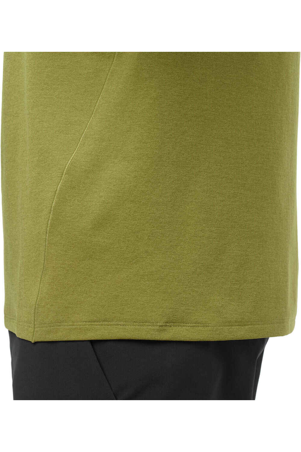 Salomon camiseta montaña manga corta hombre TRACKLINE VERDE 03