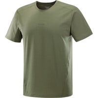 Salomon camiseta montaña manga corta hombre TRACKLINE VERDE 04