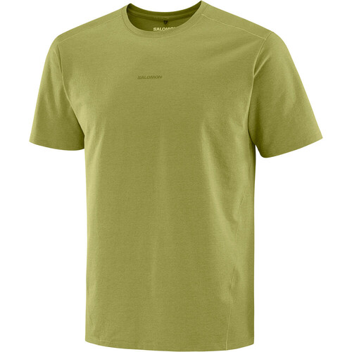 Salomon camiseta montaña manga corta hombre TRACKLINE VERDE