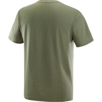 Salomon camiseta montaña manga corta hombre TRACKLINE VERDE 05