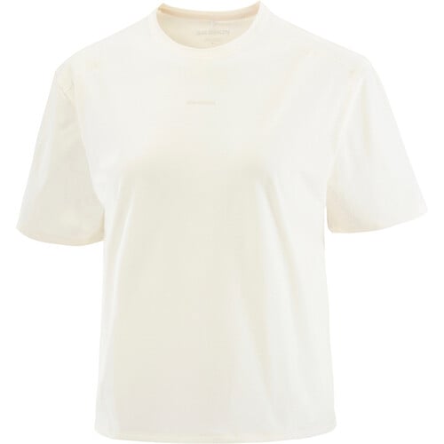 Salomon camiseta montaña manga corta mujer TRACKLINE BLANCO