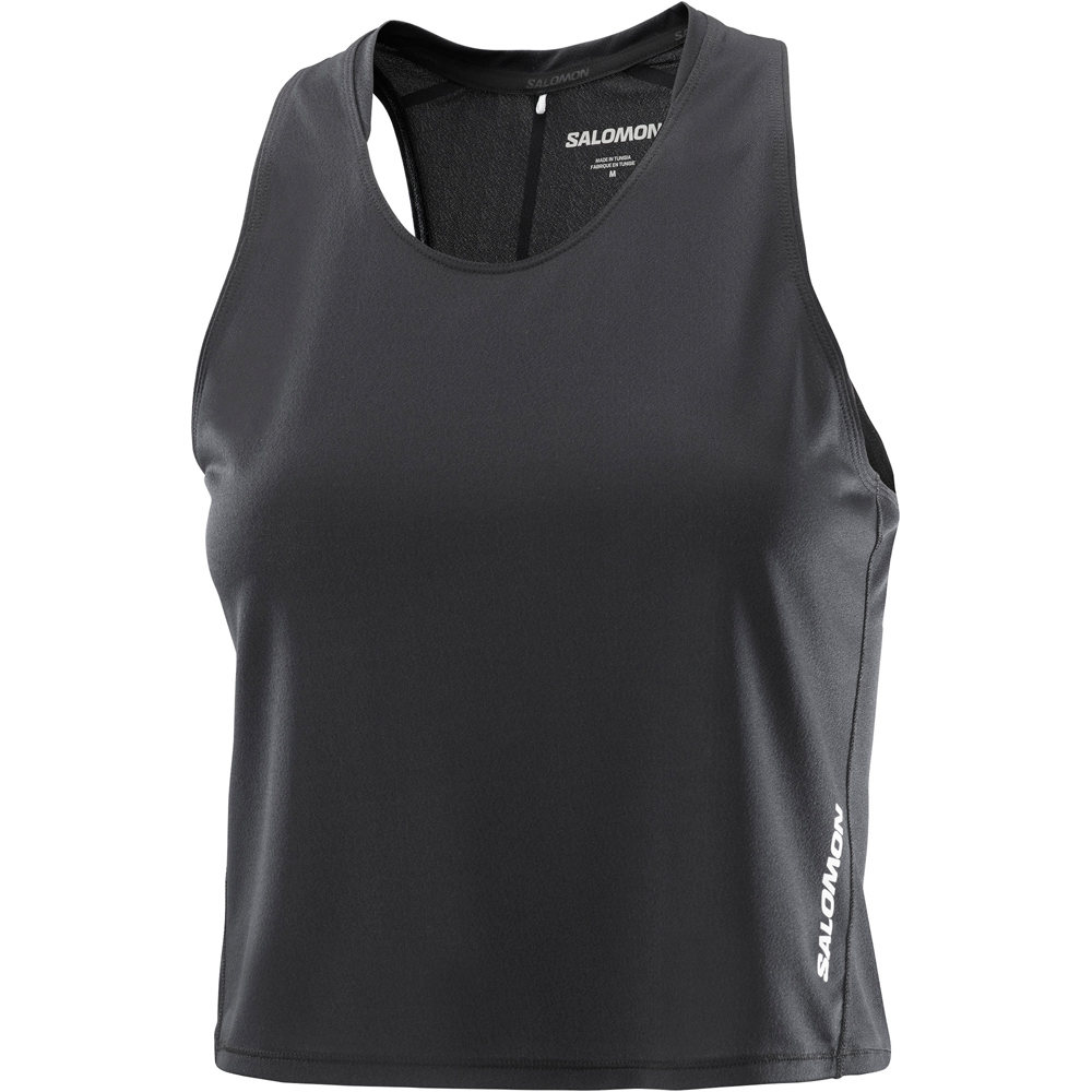 Salomon camiseta tirantes running SENSE AERO NEGRO 03