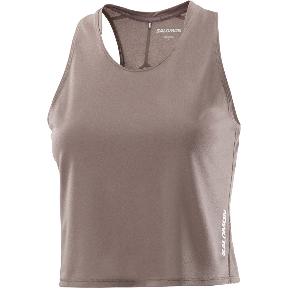 Salomon camiseta tirantes running SENSE AERO NEGRO 03