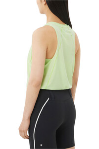 Salomon camiseta tirantes running SHKOUT AIR VERDE vista trasera