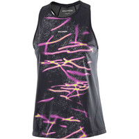 Salomon camiseta tirantes running SHKOUT CORE GFX NEGRO vista detalle