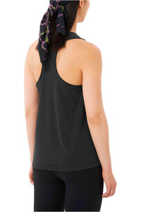 Salomon camiseta tirantes running SHKOUT CORE GFX NEGRO vista trasera