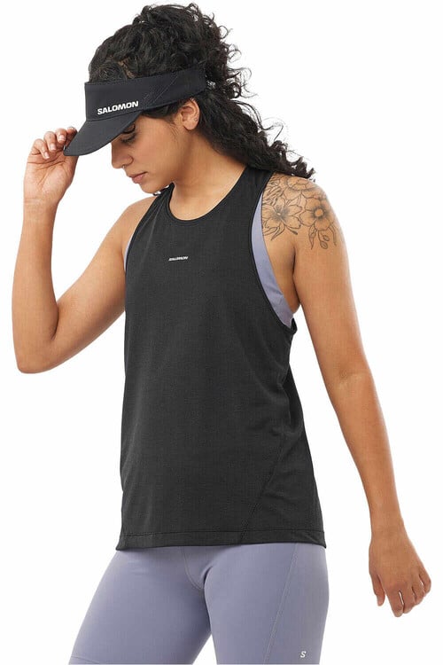 Salomon camiseta tirantes SHKOUT CORE NEGRO