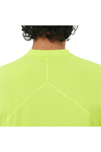 Salomon camisetas trail running manga corta hombre SENSE AERO GFX VERDE vista detalle