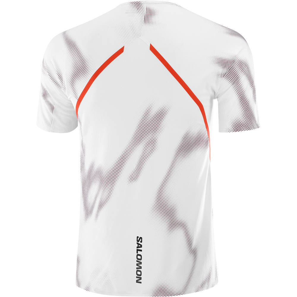 Salomon camisetas trail running manga corta hombre S/LAB SPEED BLANCO 03