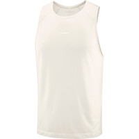 Salomon camisetas trail running tirantes hombre SHKOUT CORE BLANCO vista detalle