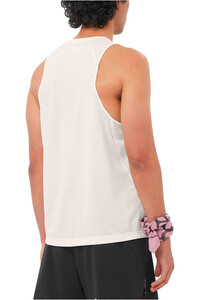 Salomon camisetas trail running tirantes hombre SHKOUT CORE BLANCO vista trasera