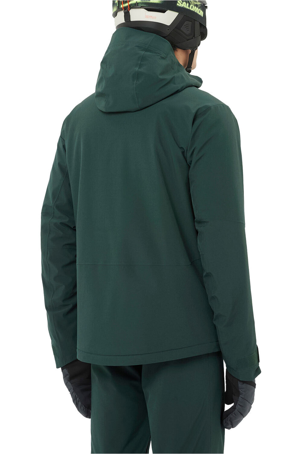 Salomon chaqueta esquí hombre HIGHLAND VERDE vista trasera