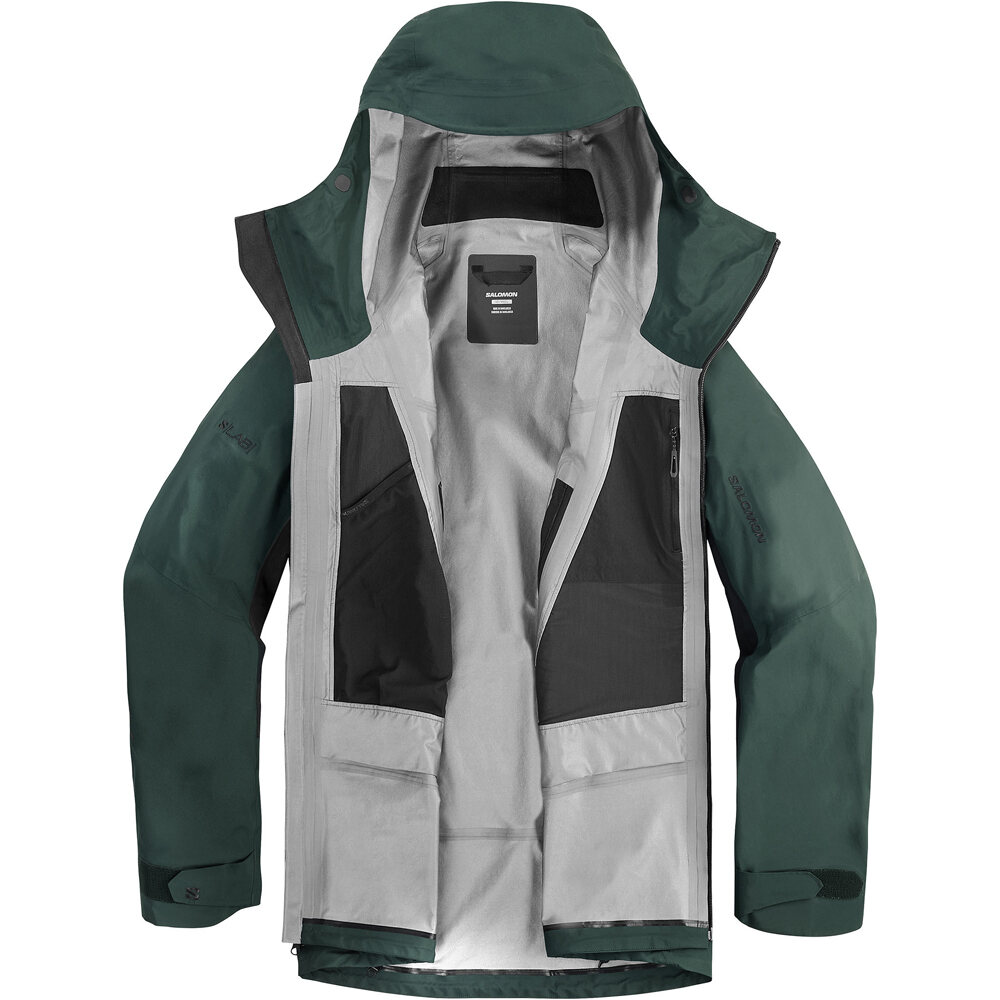 Salomon chaqueta esquí hombre SCRAMBLER GORE-TEX VERDE 04