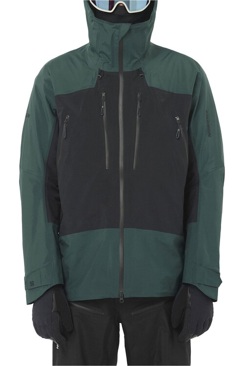 Salomon chaqueta esquí hombre SCRAMBLER GORE-TEX VERDE
