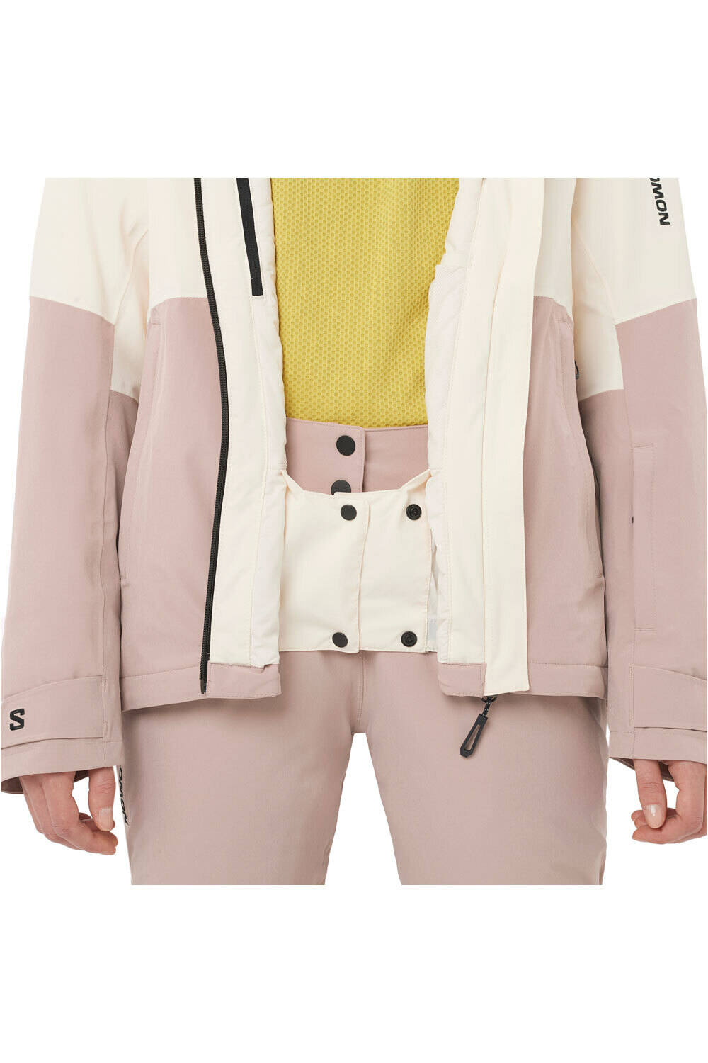 Salomon chaqueta esquí mujer HIGHLAND BLANCO 04