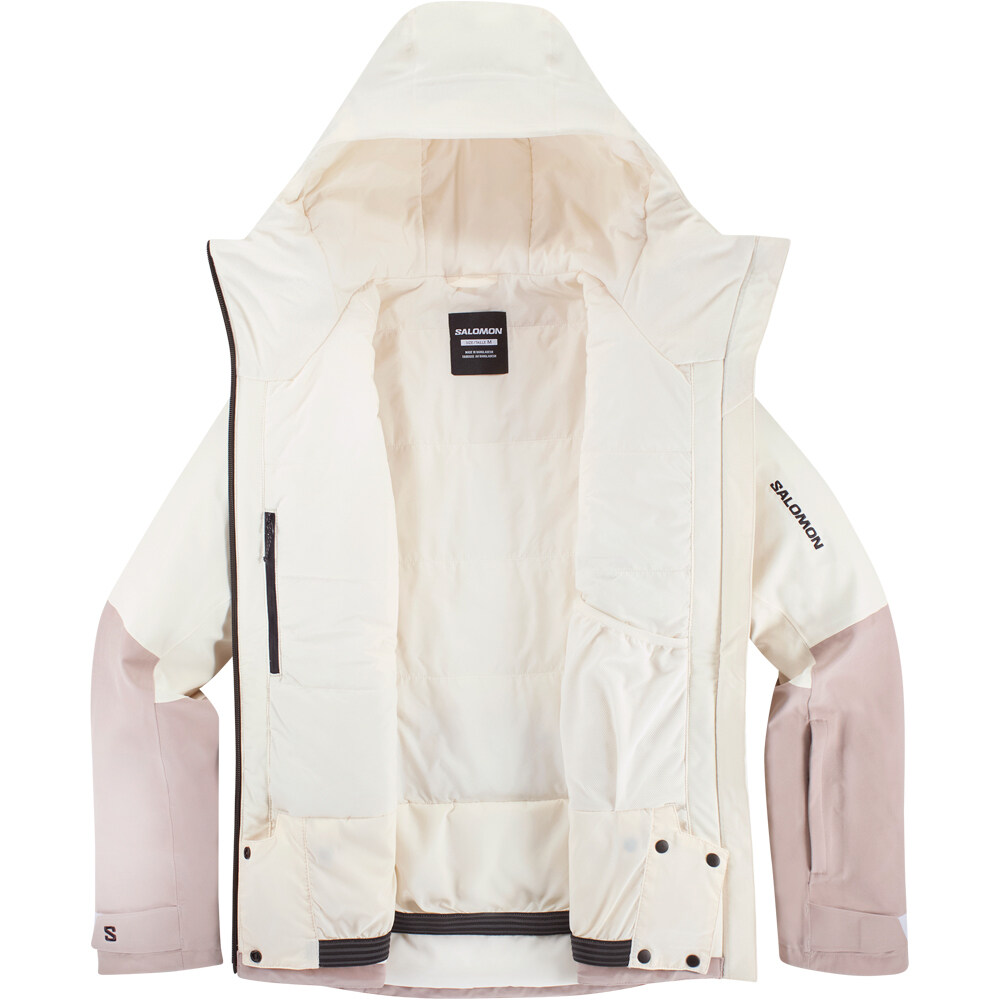 Salomon chaqueta esquí mujer HIGHLAND BLANCO 06