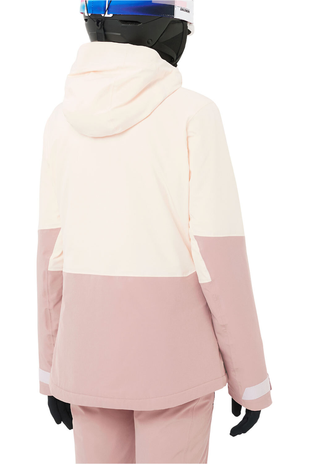 Salomon chaqueta esquí mujer HIGHLAND BLANCO vista trasera